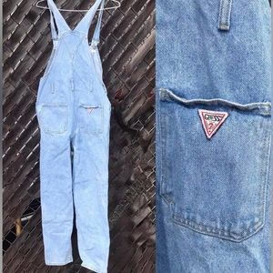 Vintage guess overalls!